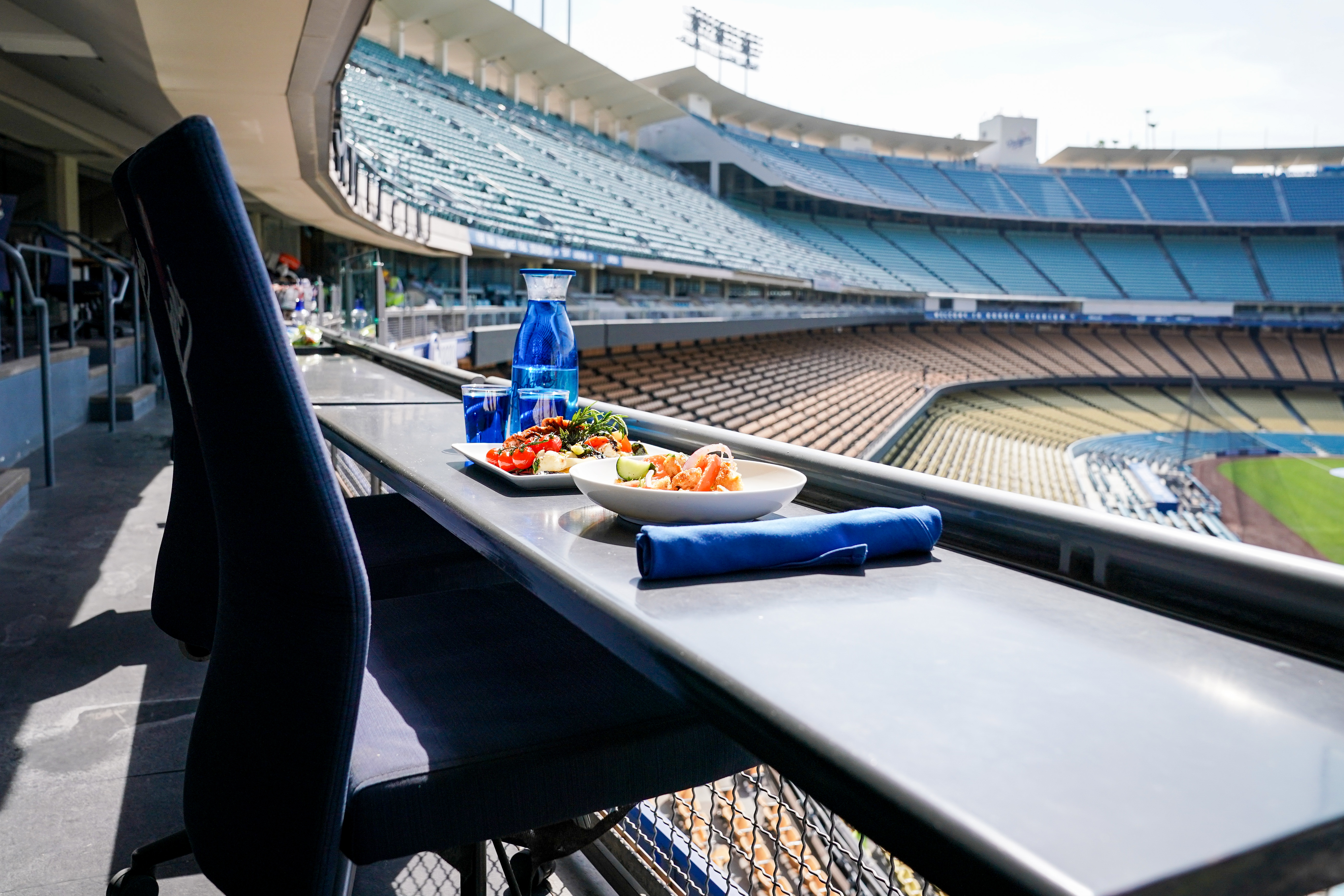 Stadium Club Boxes - Athletics at Dodgers