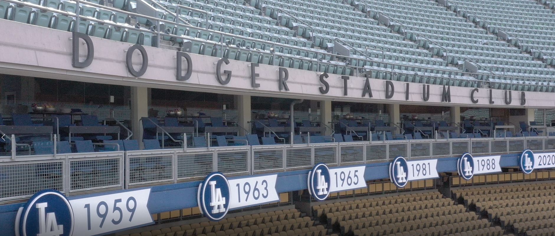 Stadium Club Boxes - Giants at Dodgers